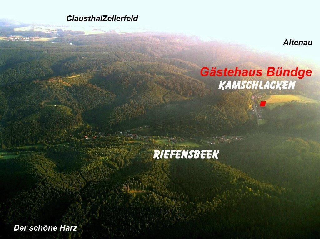 Gaestehaus Buendge Kamschlacken エクステリア 写真