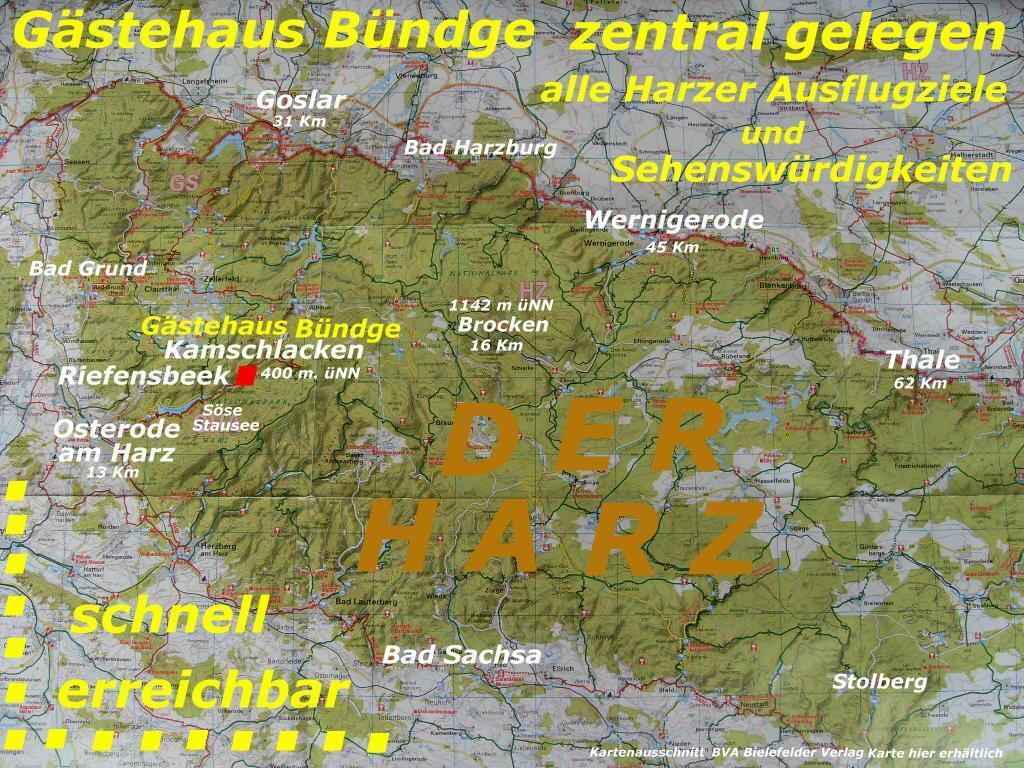 Gaestehaus Buendge Kamschlacken エクステリア 写真
